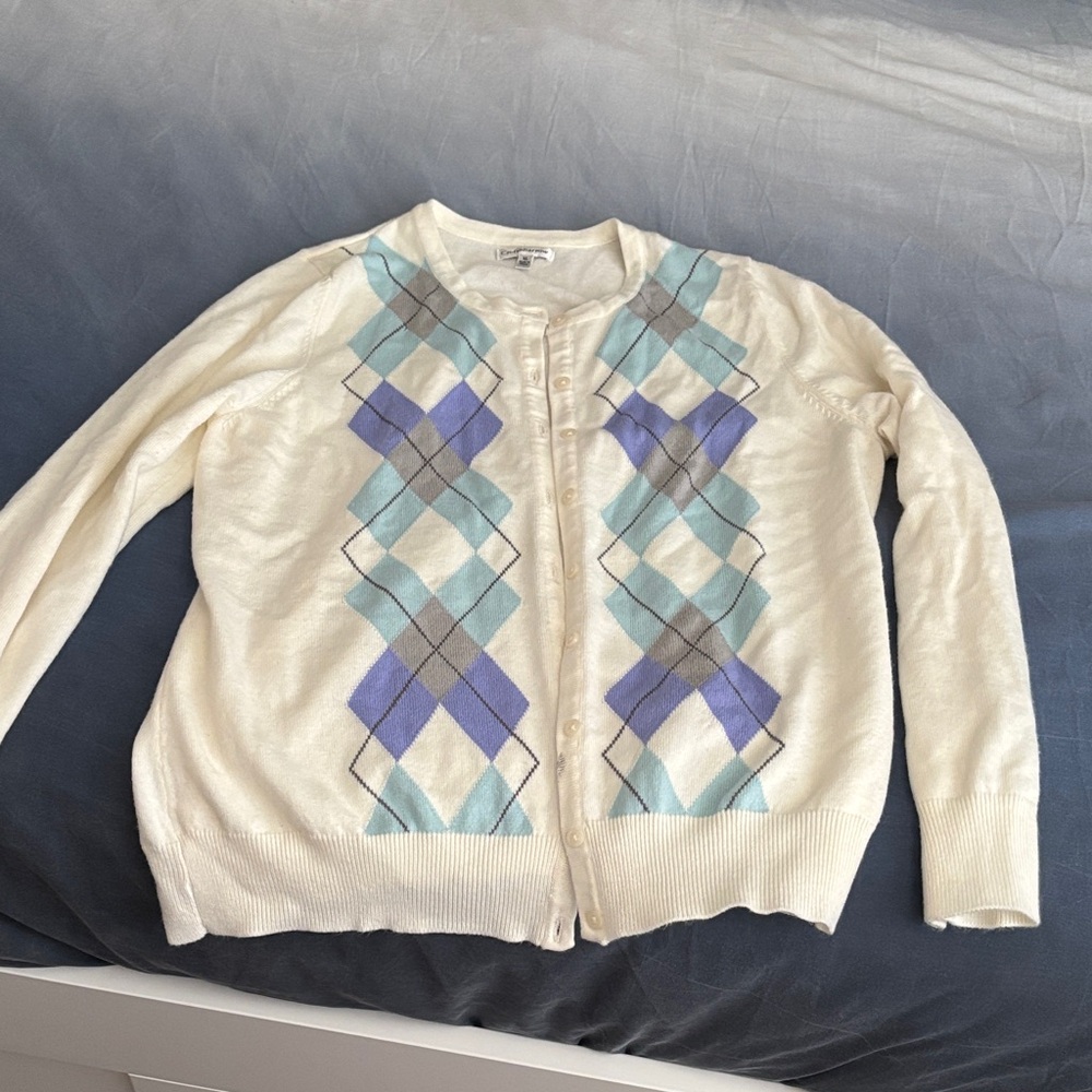 Croft & Barrow Cream Knit Sweater